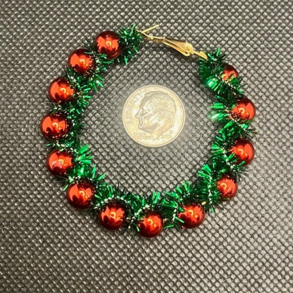 3/$12~Christmas Hoop Earrings - Picture 9 of 9